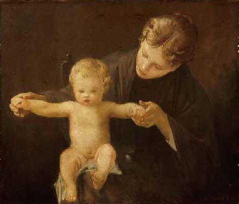 Paul Peel Mother and Child,